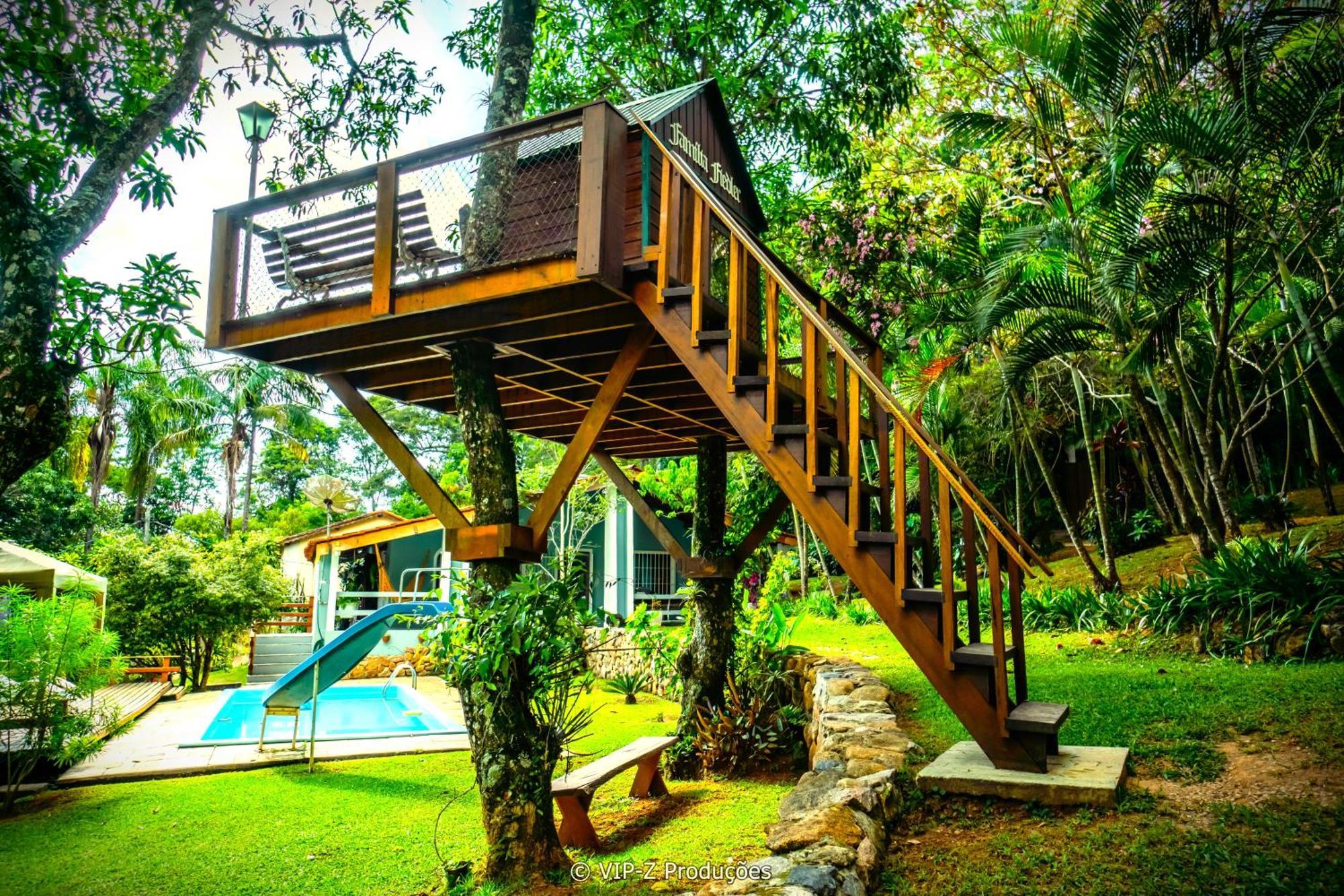 Chacara Atibaia Com Casa Na Arvore Buitenkant foto